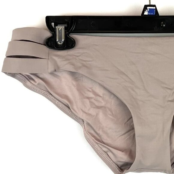 Vitamin A Women’s Beige/Gray Hipster Bikini Bottom Size 12 - Picture 2 of 5
